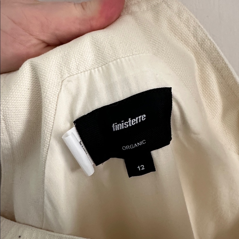 Finisterre • Cream 100% Cotton Denim Overalls Size 12 UK (M in US) - Picture 6 of 11